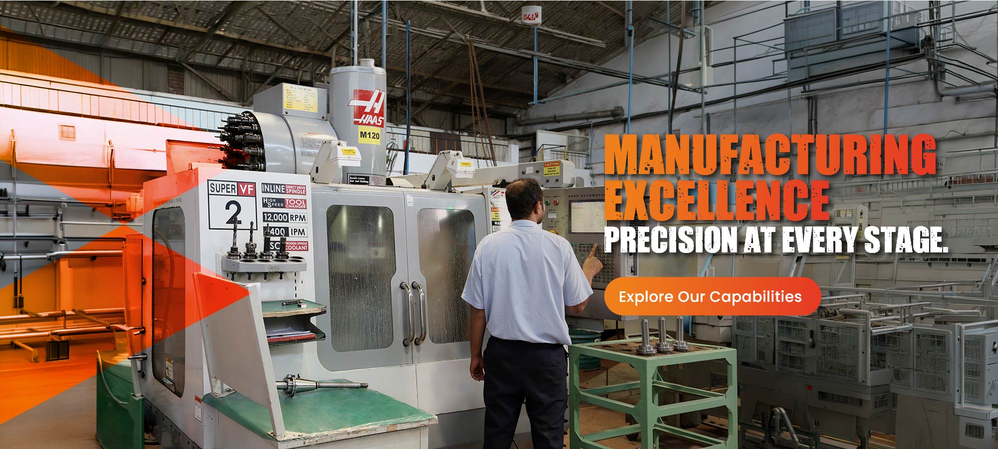 Website banner redesign new template Manufacturing Capabilities theme Static Opt 6 (R 3)